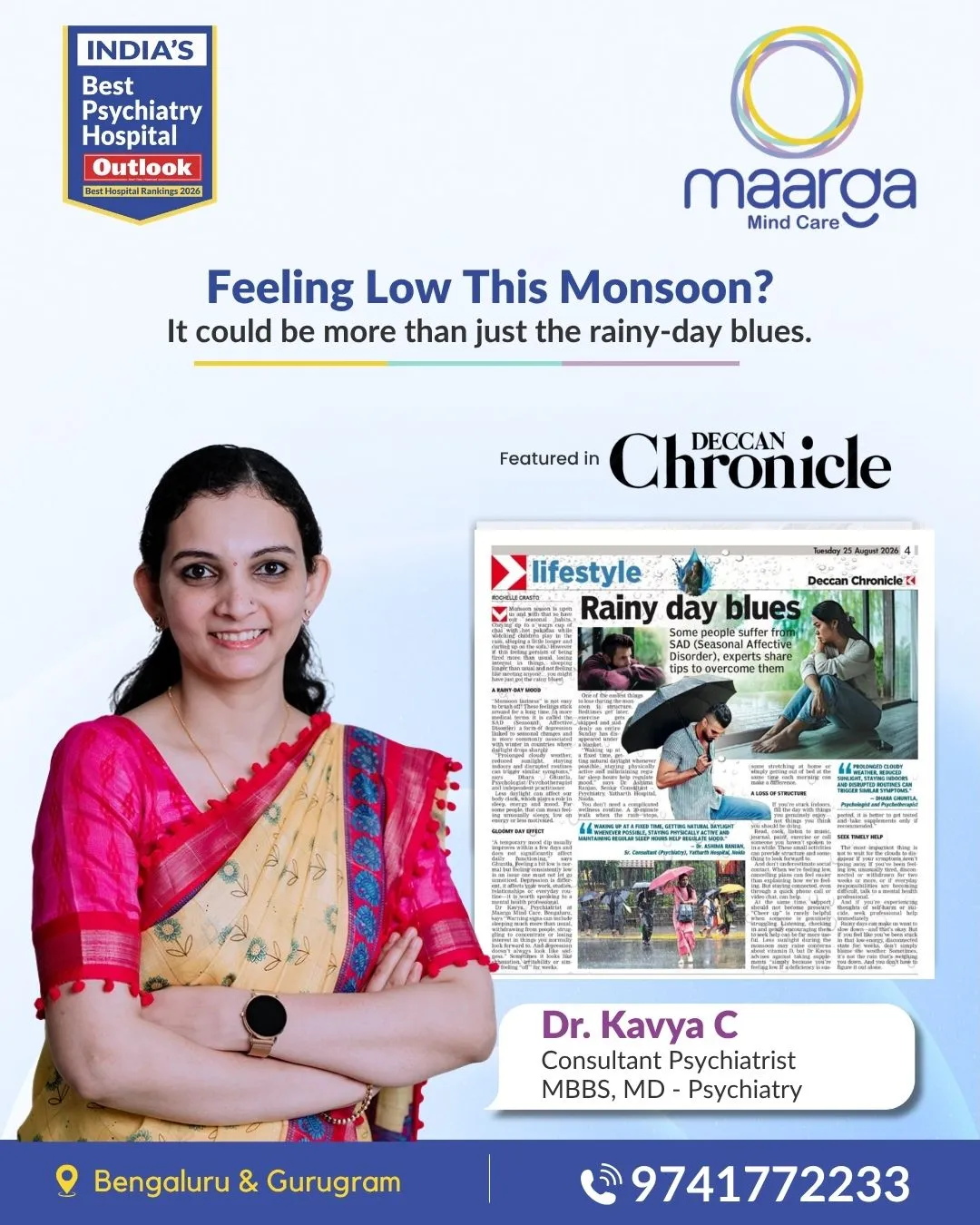 Feeling Low This Monsoon? It could be more than just the rainy-day blues